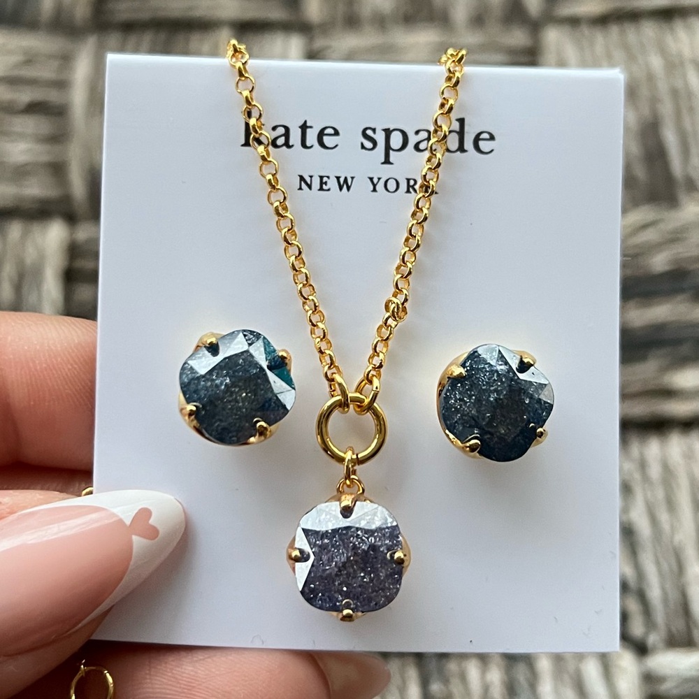 Kate Spade Pop of Joy Necklace & Earrings Set